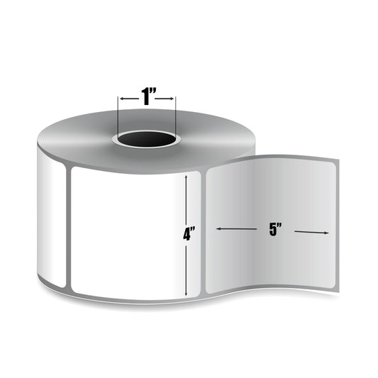 Zebra Z-Select 4000D — Étiquettes Thermiques Directes 4" × 5" | 565/rouleau | Core 1" Desktop | Sans Ruban