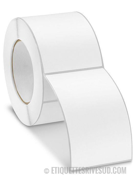 etiquettes-rive-sud,Étiquettes adhésives de masquage – 3 x 5 po - 500 étiquettes par rouleau