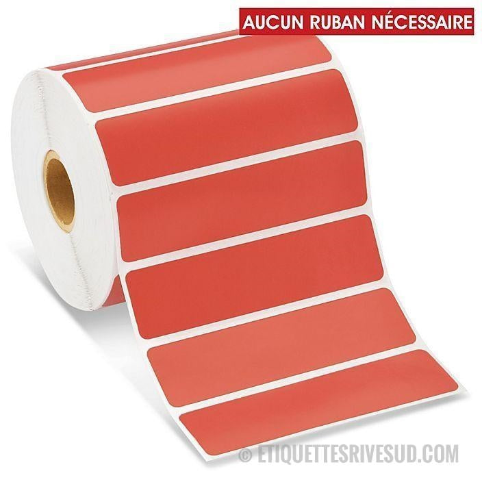 etiquettes-rive-sud,Étiquettes thermiques directes de table – 4 x 1 po, couleurs