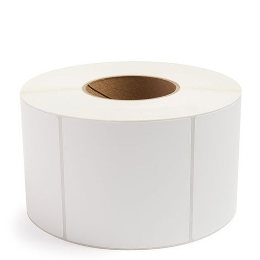 Étiquettes Thermiques Transfert Décollables S-Series — 4" × 4" | 500/rouleau | Core 3" Industriel