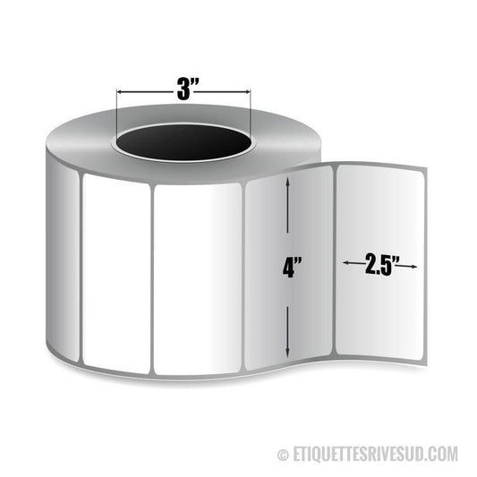 etiquettes-rive-sud,Zebra 4" x 2.5" Z-Perform 2000D Label - 10000294