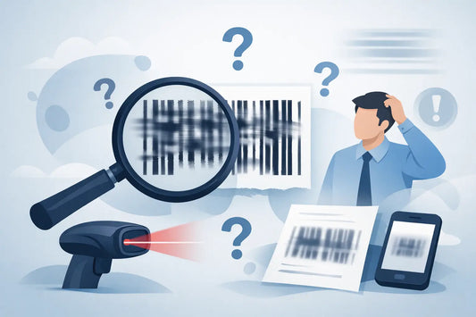 Pourquoi un code barre est-il illisible ?