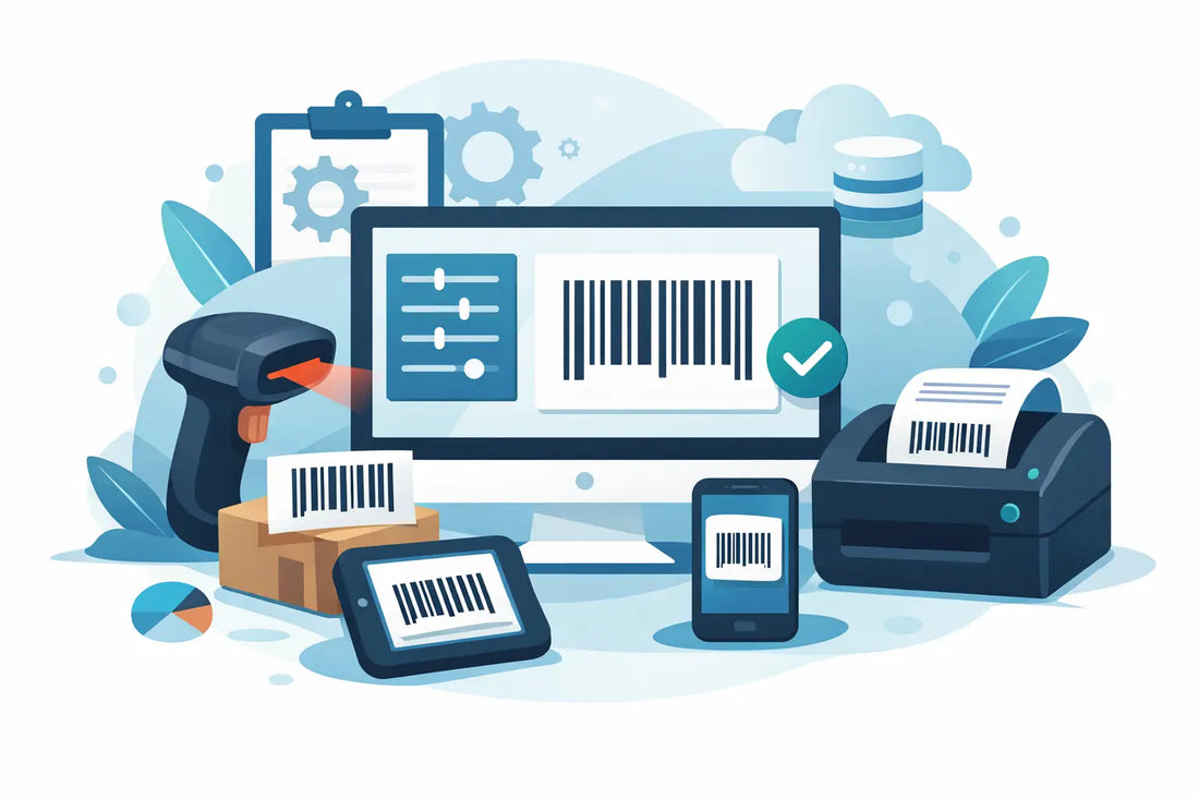 Bien paramétrer logiciel codes barres