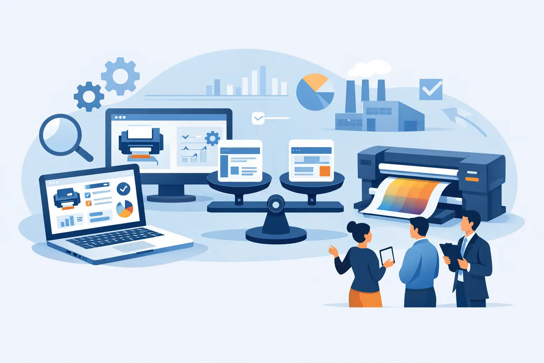 Comparer logiciels impression industrielle
