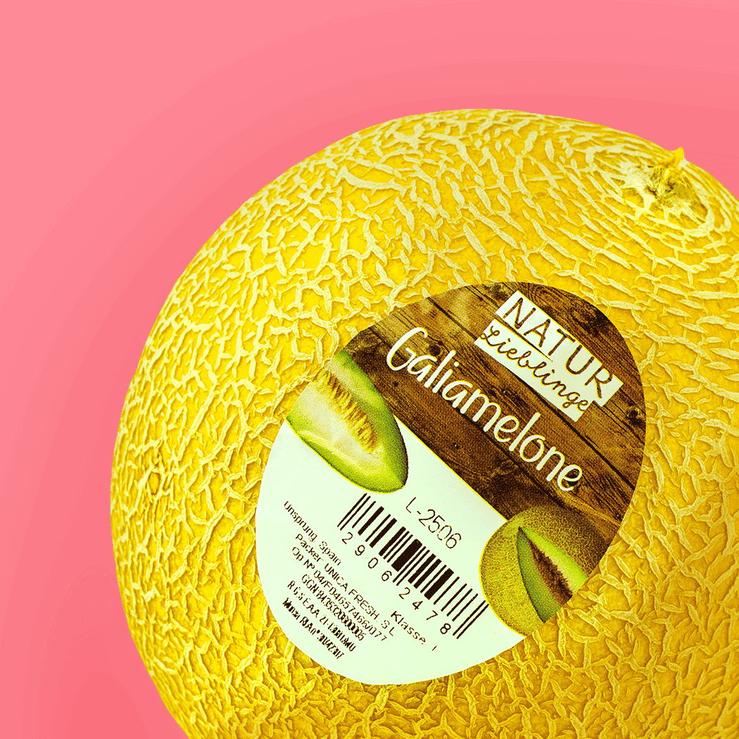 Étiquettes de fruits et légumes