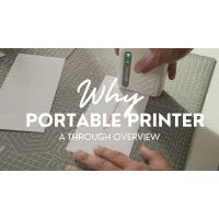 What are the characteristics of portable handheld printer?