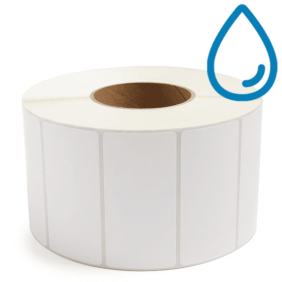 Étiquettes Polypro Thermique Core 3" - Résistant à l'eau