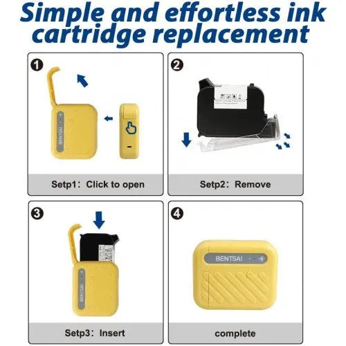 BENTSAI B10 White Mini Handheld Printer - 1 Pack