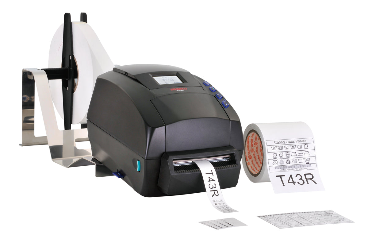 T43R — Imprimante Care Label (Satin/Tissu) 4" | 203 DPI | Desktop
