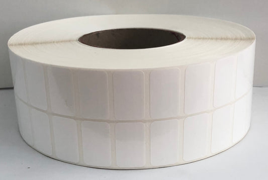 etiquettes-rive-sud,Étiquettes 1.25" X 0.75" polypro transfert thermique en rouleau sur core 3"