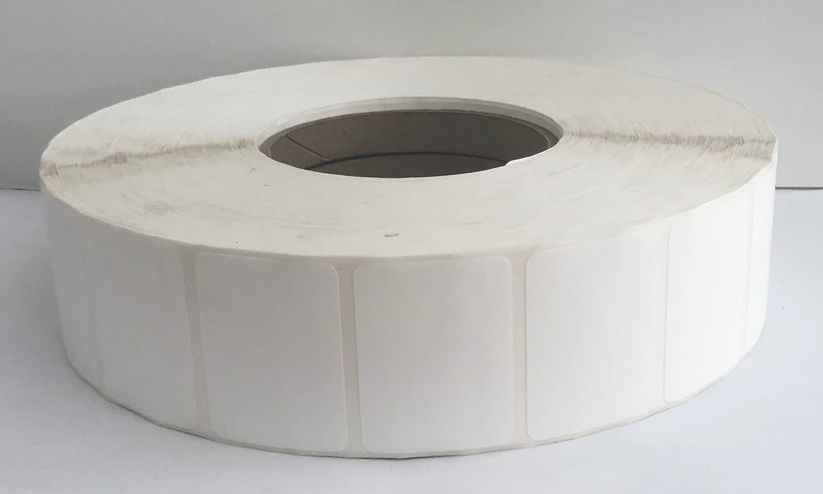 etiquettes-rive-sud,Étiquettes 1.75" X 1.38" polypro transfert thermique en rouleau sur core 3"