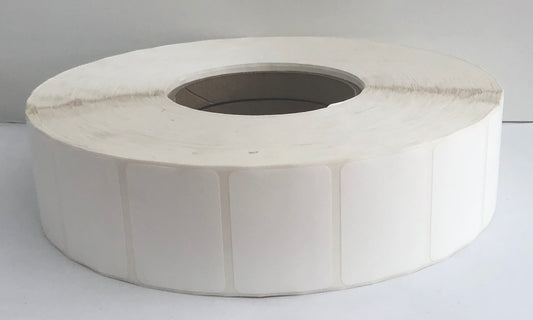 etiquettes-rive-sud,Étiquettes 1.75" X 1.38" polypro transfert thermique en rouleau sur core 3"