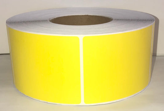 etiquettes-rive-sud,Étiquettes couleur 3.00" X 4.00" transfert thermique en rouleau sur core 3"