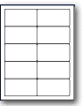 LD-10 - 10 per sheet (2" x 4")