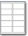 LD-10AV - 10 per sheet (2" x 4")