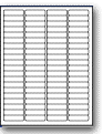 LD-80 - 80 per sheet (.5" x 1.75")