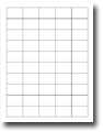 LL-50AV - 50 per sheet (1" x 1.5")