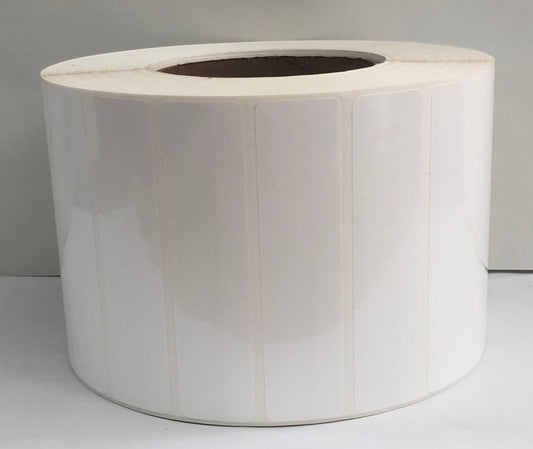 etiquettes-rive-sud,Étiquettes 4.00" X 1.00" polypro transfert thermique en rouleau sur core 3"