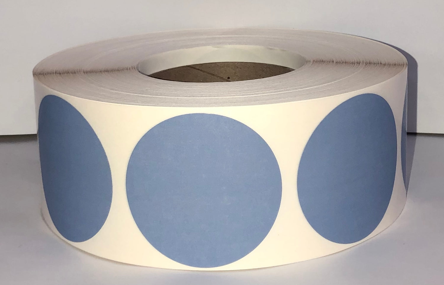 etiquettes-rive-sud,Étiquettes couleur rondes 2.5'' transfert thermique en rouleau sur core 3"