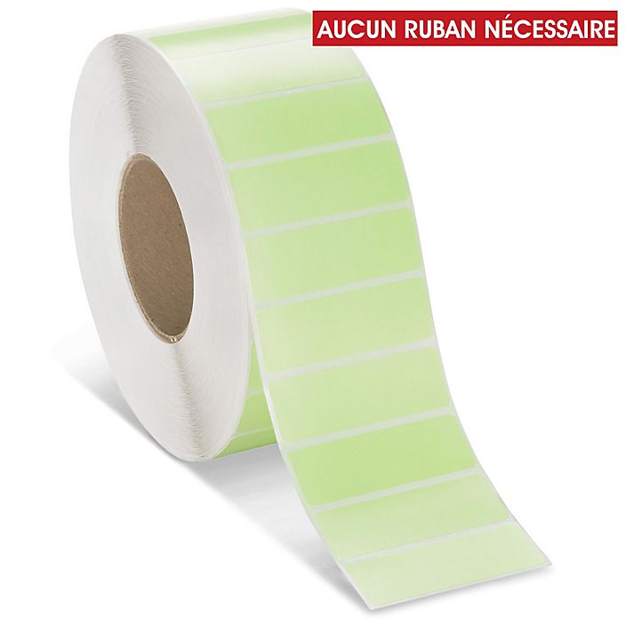 etiquettes-rive-sud,Étiquettes adhésives thermiques directes industrielles – 3 x 1 po - Coloré