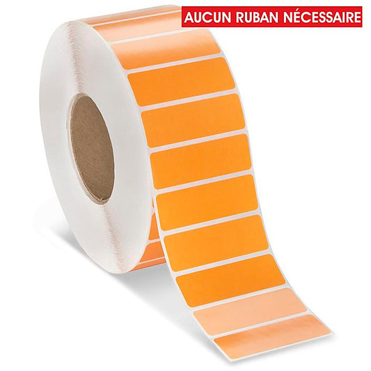 etiquettes-rive-sud,Étiquettes adhésives thermiques directes industrielles – 3 x 1 po - Coloré