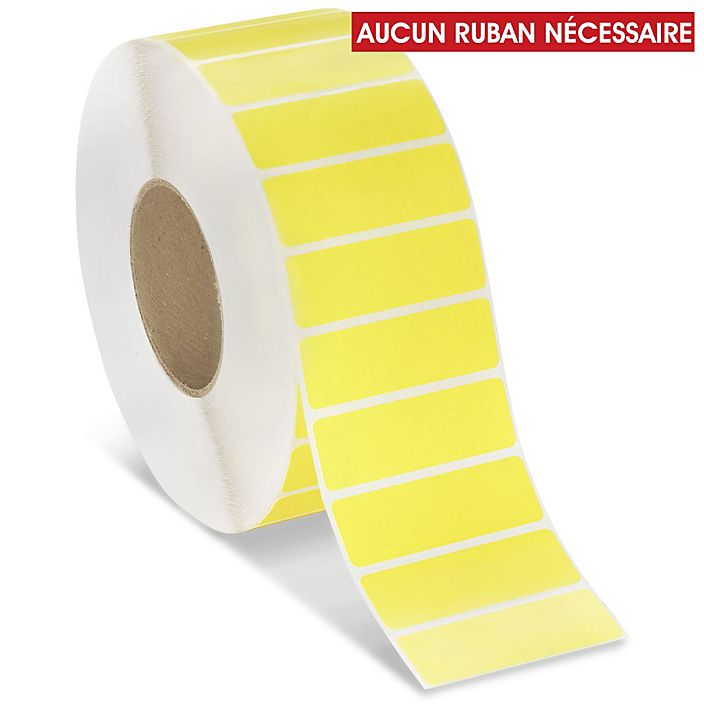 etiquettes-rive-sud,Étiquettes adhésives thermiques directes industrielles – 3 x 1 po - Coloré