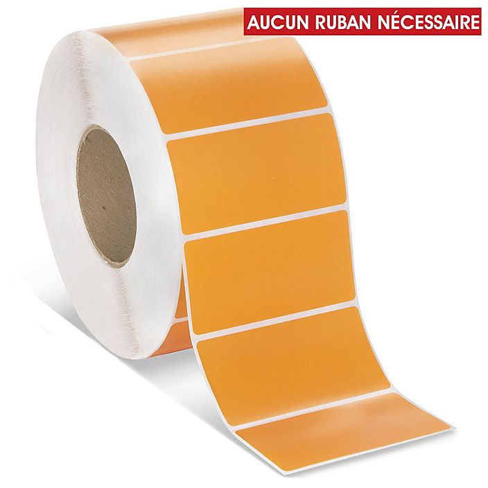 etiquettes-rive-sud,Étiquettes adhésives thermiques directes industrielles – 4 x 2 po - Coloré