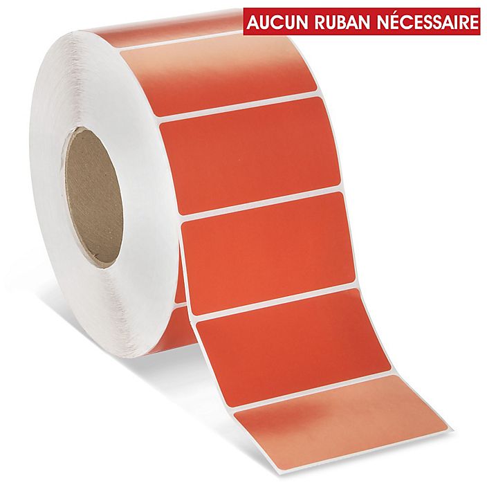 etiquettes-rive-sud,Étiquettes adhésives thermiques directes industrielles – 4 x 2 po - Coloré