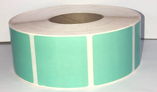 etiquettes-rive-sud,Étiquettes couleur 2.50" X 2.50" transfert thermique en rouleau sur core 3"