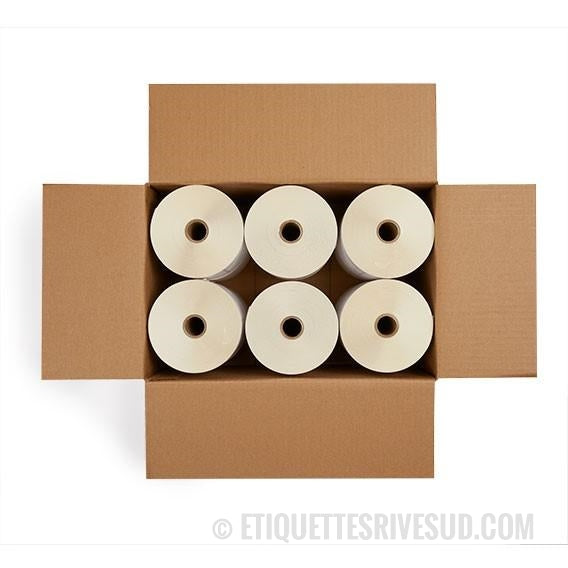 etiquettes-rive-sud,3" x 2" Étiquettes Thermique Zebra Z-Select 4000D - 10010044