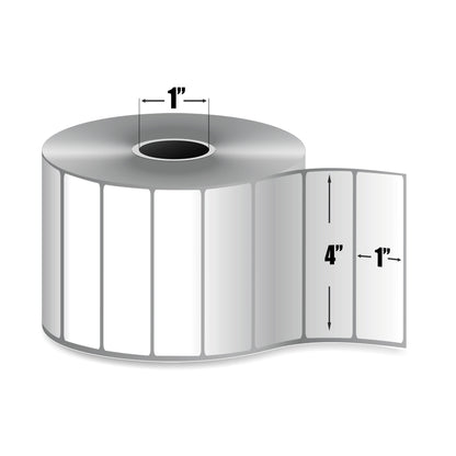 Zebra Z-Select 4000D — Étiquettes Thermiques Directes 4" × 1" | 2 340/rouleau | Core 1" Desktop | Sans Ruban