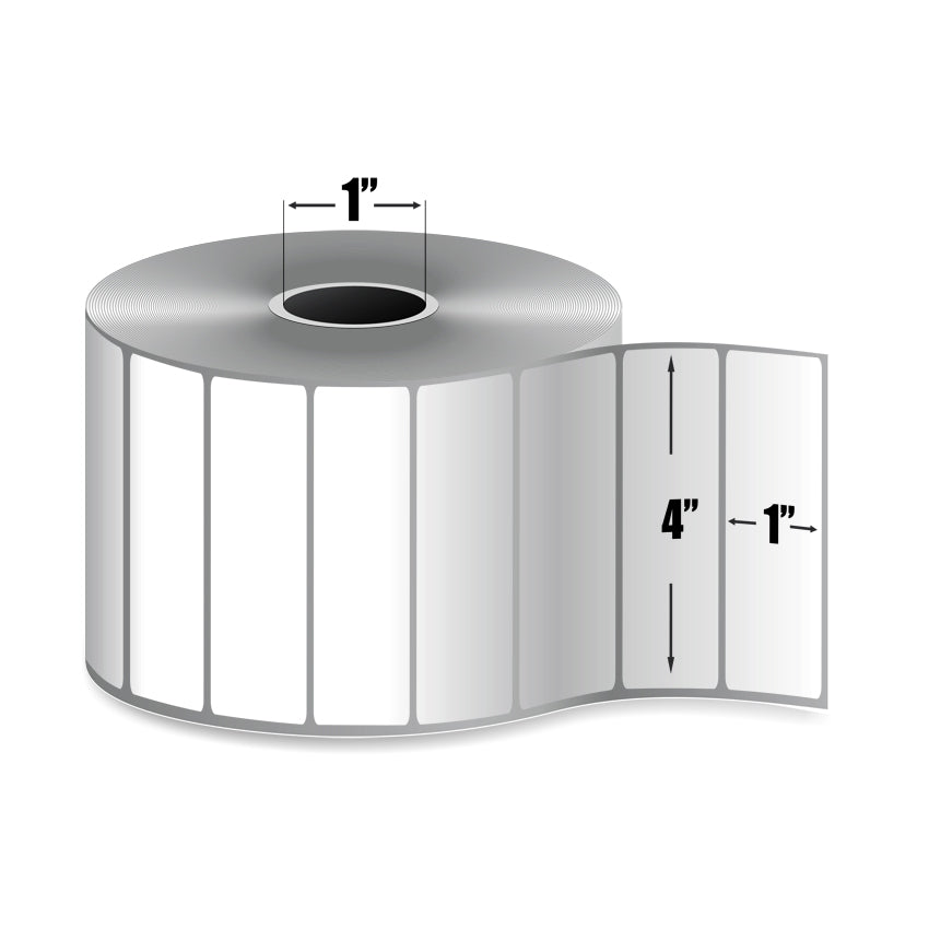 Zebra Z-Perform 2000D — Étiquettes Thermiques Directes 4" × 1" | 2 340/rouleau | Core 1" | Sans Ruban