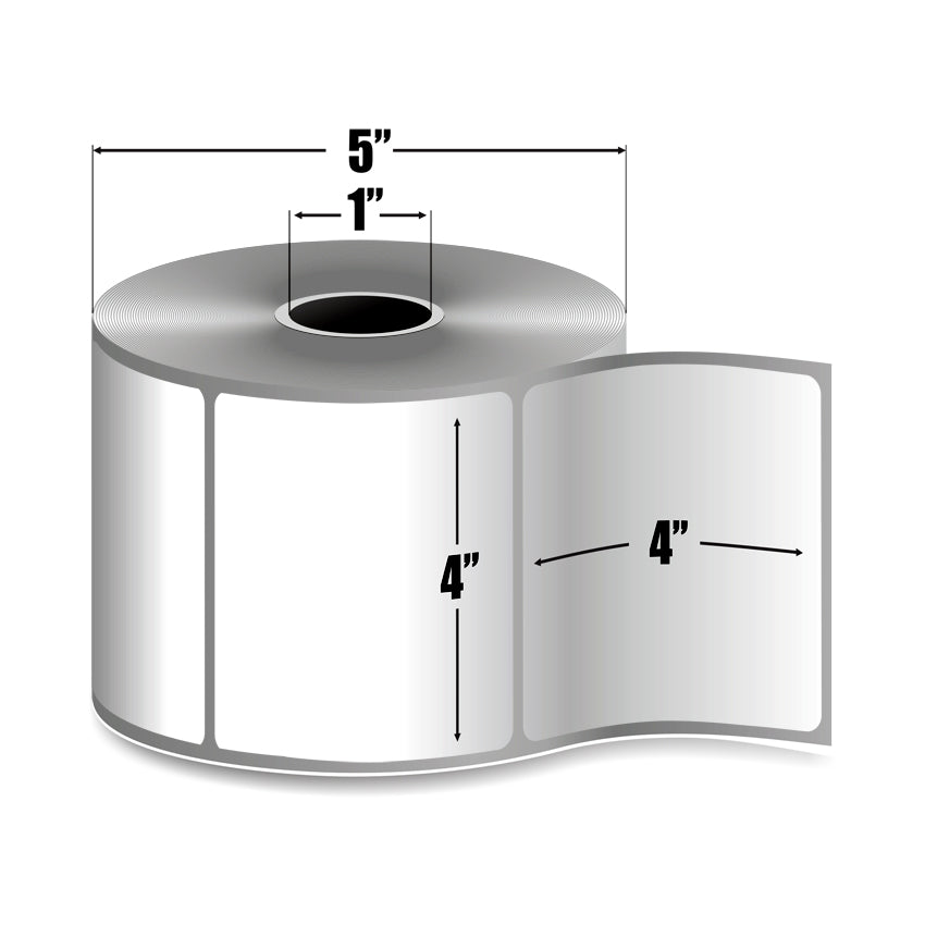 Zebra Z-Perform 2000D — Étiquettes Thermiques Directes 4" × 4" | 640/rouleau | Core 1" Desktop | Sans Ruban