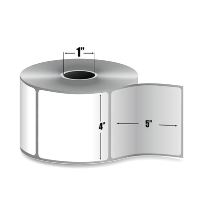 Zebra Z-Select 4000T — Étiquettes Thermiques Transfert 4" × 5" | Core 1" Desktop