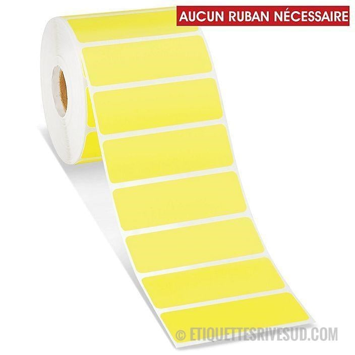 etiquettes-rive-sud,Étiquettes thermiques directes de table – 3 x 1 po, couleurs