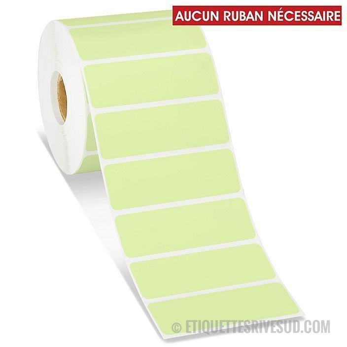 etiquettes-rive-sud,Étiquettes thermiques directes de table – 3 x 1 po, couleurs
