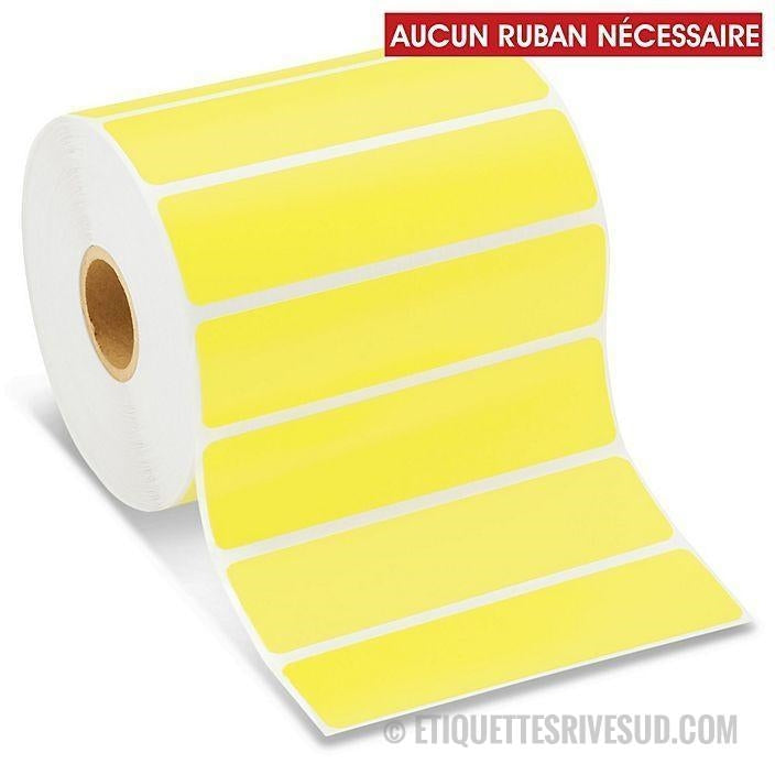 etiquettes-rive-sud,Étiquettes thermiques directes de table – 4 x 1 po, couleurs