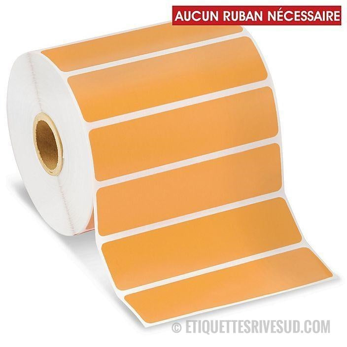 etiquettes-rive-sud,Étiquettes thermiques directes de table – 4 x 1 po, couleurs