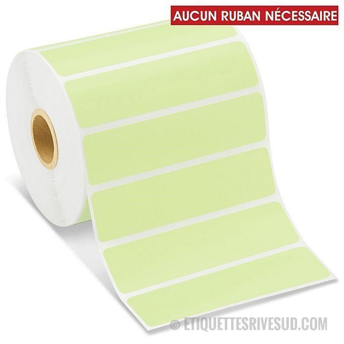 etiquettes-rive-sud,Étiquettes thermiques directes de table – 4 x 1 po, couleurs