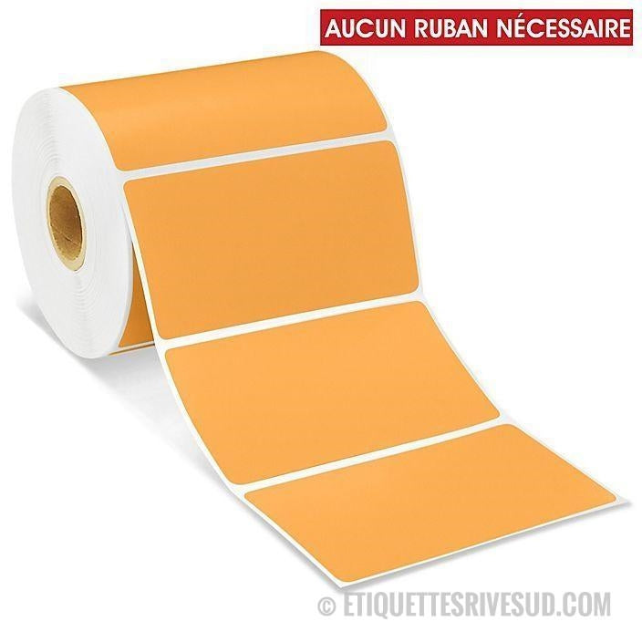 etiquettes-rive-sud,Étiquettes thermiques directes de table – 4 x 2 po, couleurs