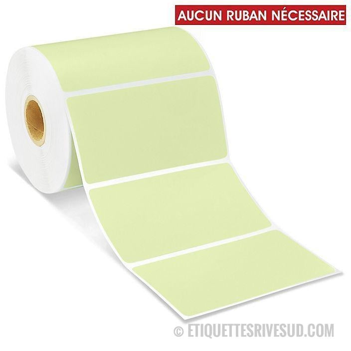 etiquettes-rive-sud,Étiquettes thermiques directes de table – 4 x 2 po, couleurs