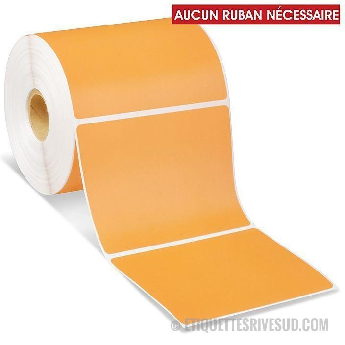 etiquettes-rive-sud,Étiquettes thermiques directes de table – 4 x 4 po, couleurs