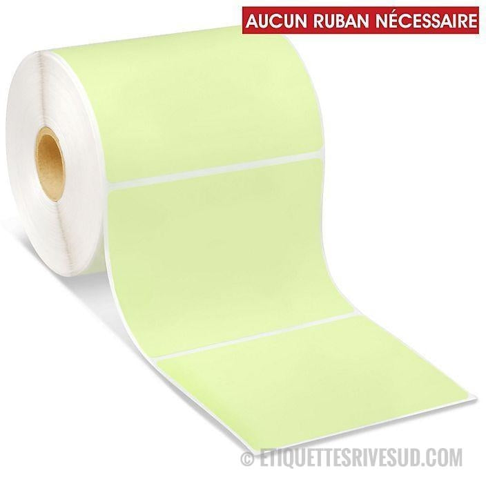 etiquettes-rive-sud,Étiquettes thermiques directes de table – 4 x 4 po, couleurs