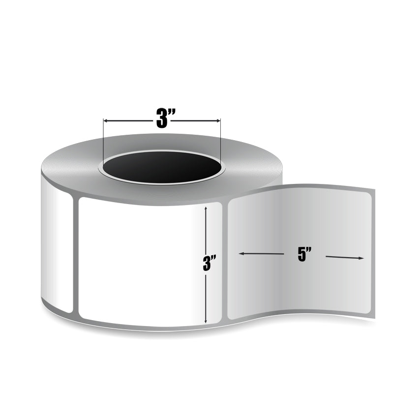 Zebra Z-Select 4000T — Étiquettes Transfert Thermique 3" × 5" | 1 100/rouleau | Core 3" Industriel | Ruban requis