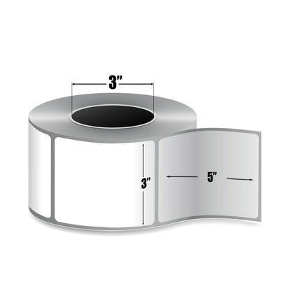 Zebra Z-Select 4000T — Étiquettes Transfert Thermique 3" × 5" | 1 100/rouleau | Core 3" Industriel | Ruban requis