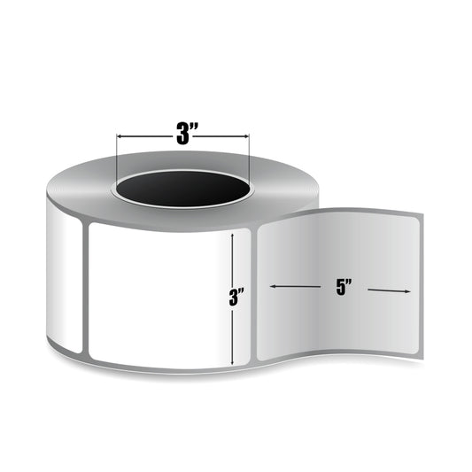 Zebra Z-Select 4000T — Étiquettes Transfert Thermique 3" × 5" | 1 100/rouleau | Core 3" Industriel | Ruban requis