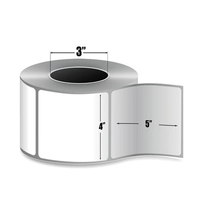 Zebra Z-Perform 2000D — Étiquettes Thermiques Directes 4" × 5" | 1 200/rouleau | Core 3" Industriel | Sans Ruban