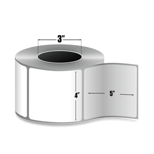 Zebra Z-Perform 2000D — Étiquettes Thermiques Directes 4" × 5" | 1 200/rouleau | Core 3" Industriel | Sans Ruban