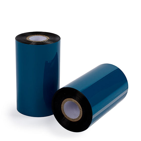Zebra Ruban Cire Noir 110mm × 300m — Core 1" Industriel