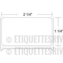 etiquettes-rive-sud,Zebra 2.25" x 1.25" Z-Select 4000T - 800272-125